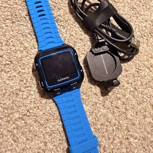 Garmin Vibrant Blue Smartwatch with Charger